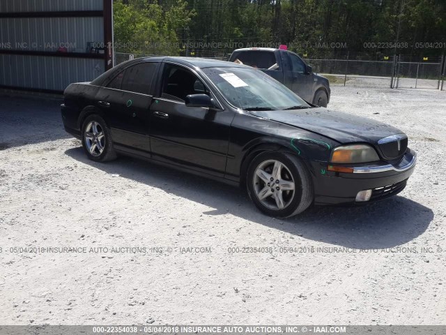 1LNHM87A3YY921352 - 2000 LINCOLN LS BLACK photo 1