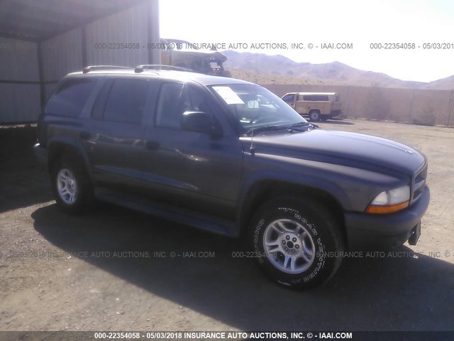 1D4HS38N33F542714 - 2003 DODGE DURANGO SPORT BLACK photo 1