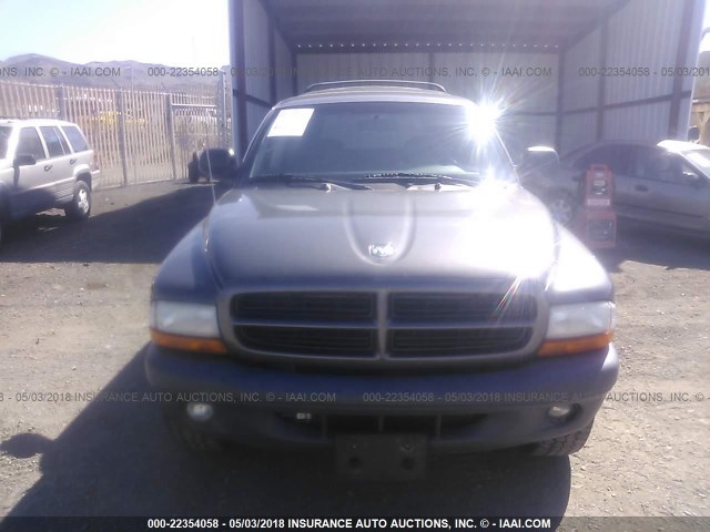 1D4HS38N33F542714 - 2003 DODGE DURANGO SPORT BLACK photo 6