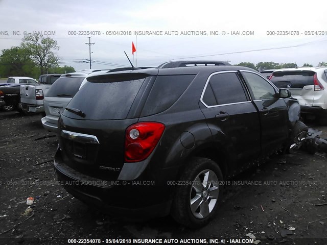 2GNALDEK5D6195109 - 2013 CHEVROLET EQUINOX LT BLACK photo 4