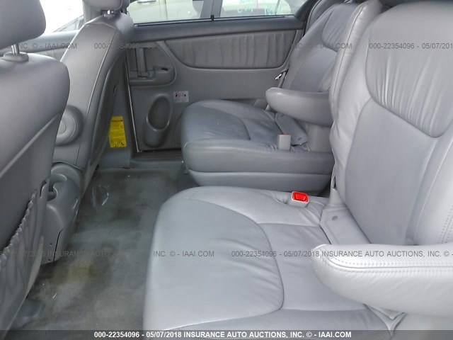 5TDYK4CC4AS335223 - 2010 TOYOTA SIENNA XLE/XLE LIMITED WHITE photo 8