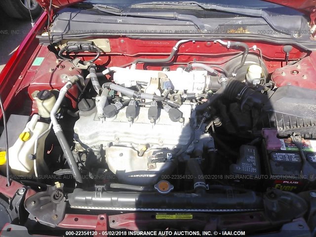 3N1CB51D86L510374 - 2006 NISSAN SENTRA 1.8/1.8S RED photo 10