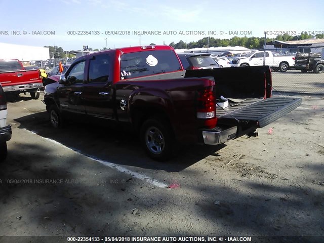 2GTEC13J971512359 - 2007 GMC NEW SIERRA C1500 RED photo 3