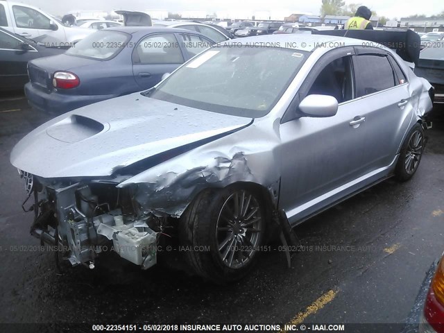 JF1GV7E6XCG002409 - 2012 SUBARU IMPREZA WRX SILVER photo 2