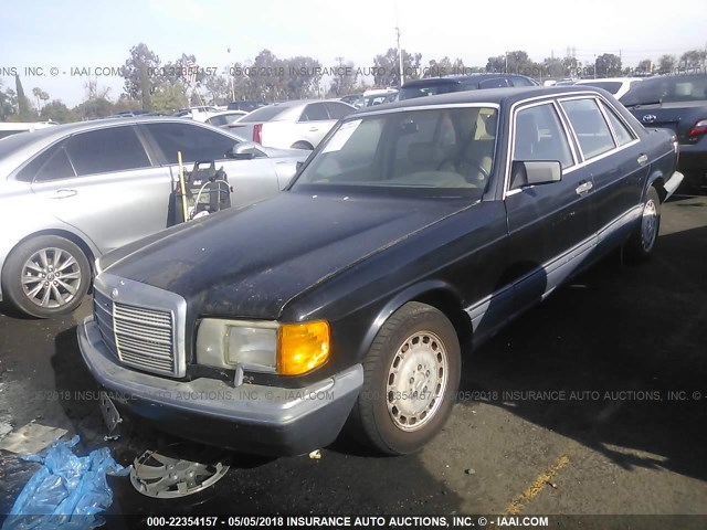 WDBCA25D5LA530639 - 1990 MERCEDES-BENZ 300 SEL BLACK photo 2