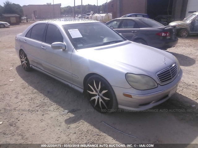 WDBNG70J3YA117630 - 2000 MERCEDES-BENZ S 430 SILVER photo 1