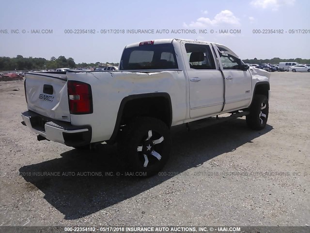 3GTU2VEC8EG485843 - 2014 GMC SIERRA K1500 SLT CREAM photo 4