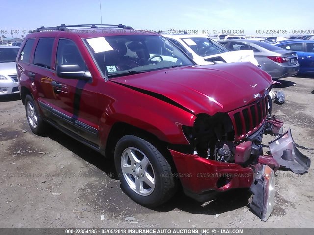 1J4GS48K75C657321 - 2005 JEEP GRAND CHEROKEE LAREDO/COLUMBIA/FREEDOM 红色 照片 1