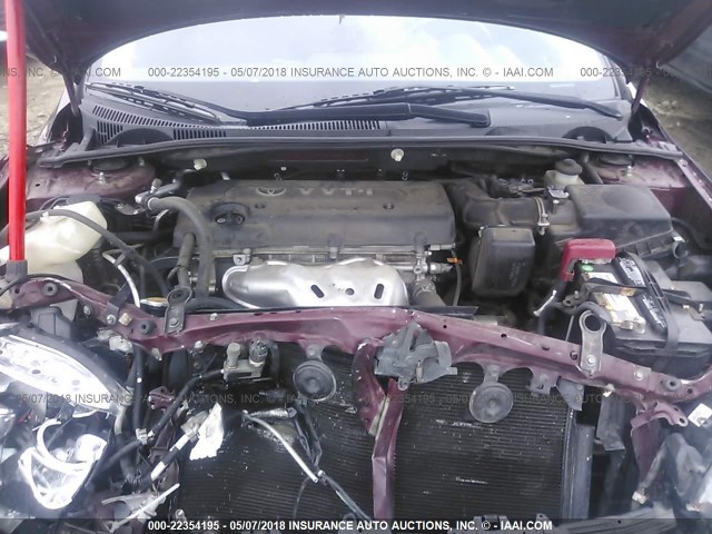 JTKDE167090276617 - 2009 TOYOTA SCION TC 栗色 照片 10