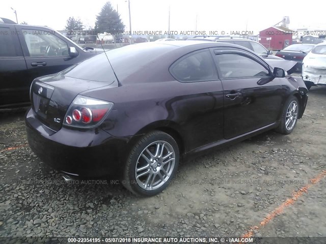 JTKDE167090276617 - 2009 TOYOTA SCION TC 栗色 照片 4