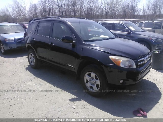 JTMBD31V086085701 - 2008 TOYOTA RAV4 LIMITED BLACK photo 1