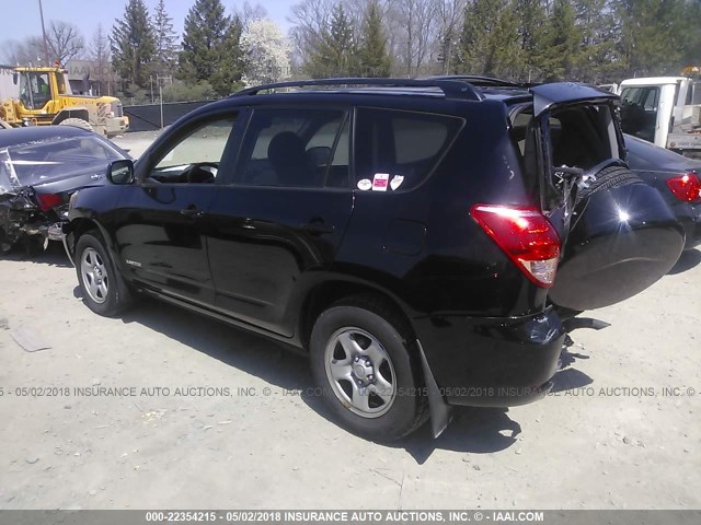 JTMBD31V086085701 - 2008 TOYOTA RAV4 LIMITED BLACK photo 3