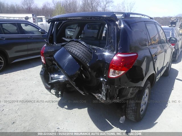 JTMBD31V086085701 - 2008 TOYOTA RAV4 LIMITED BLACK photo 6