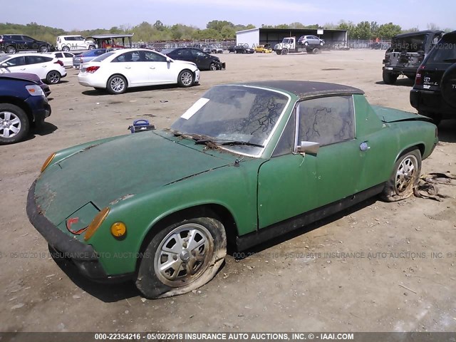 4732922423 - 1973 PORSCHE 914 GREEN photo 2