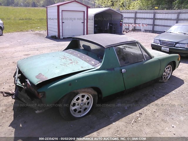 4732922423 - 1973 PORSCHE 914 GREEN photo 4