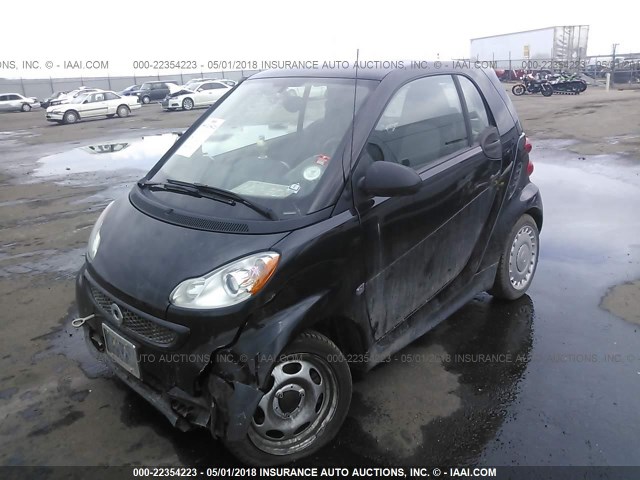 WMEEJ3BA6FK819149 - 2015 SMART FORTWO PURE/PASSION BLACK photo 2