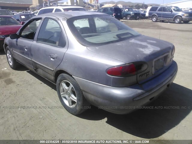 1FALP65L9SK184771 - 1995 FORD CONTOUR GL GRAY photo 3