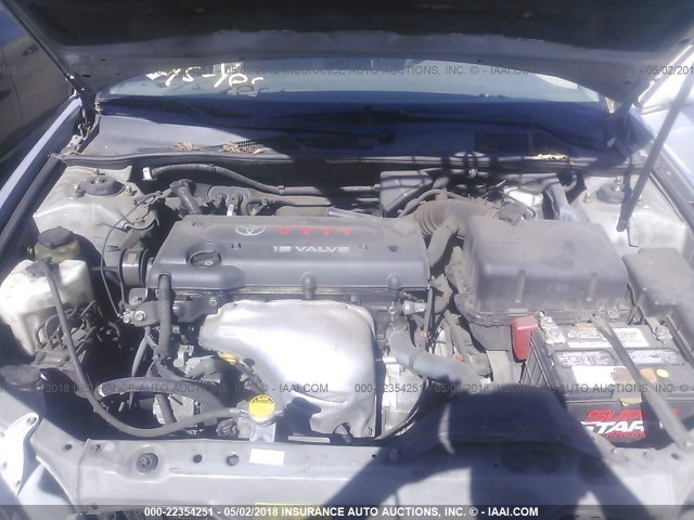 4T1BE32K66U110137 - 2006 TOYOTA CAMRY LE/XLE/SE ვერცხლისფერი ფოტო 10