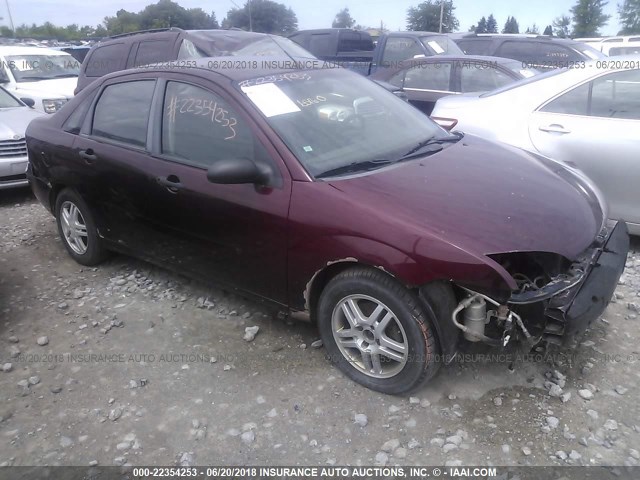 1FAFP34N67W352736 - 2007 FORD FOCUS ZX4/S/SE/SES 勃艮第红 照片 1