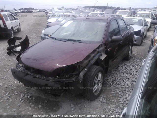 1FAFP34N67W352736 - 2007 FORD FOCUS ZX4/S/SE/SES 勃艮第红 照片 2