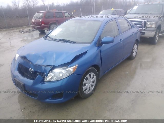 2T1BU40E09C158857 - 2009 TOYOTA COROLLA S/LE/XLE BLUE photo 2