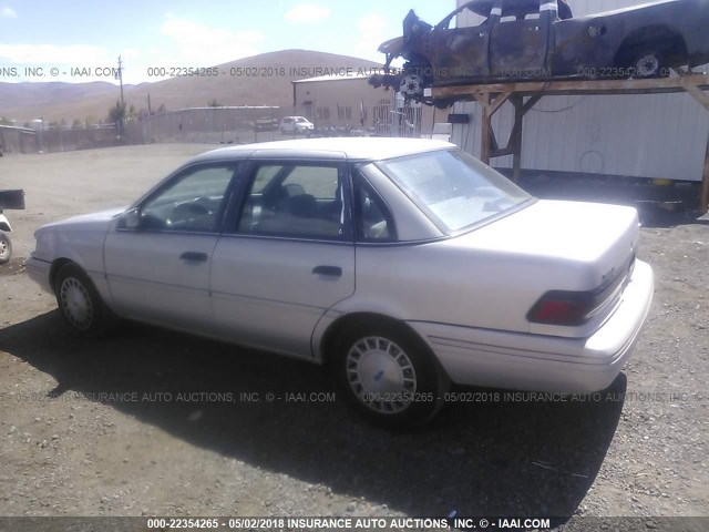 1FACP36X0NK171296 - 1992 FORD TEMPO GL SILVER photo 3