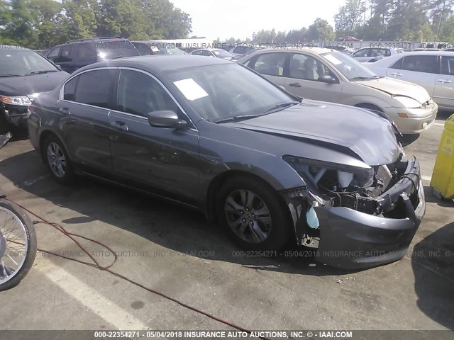 1HGCP2F64BA018144 - 2011 HONDA ACCORD SE GRAY photo 1