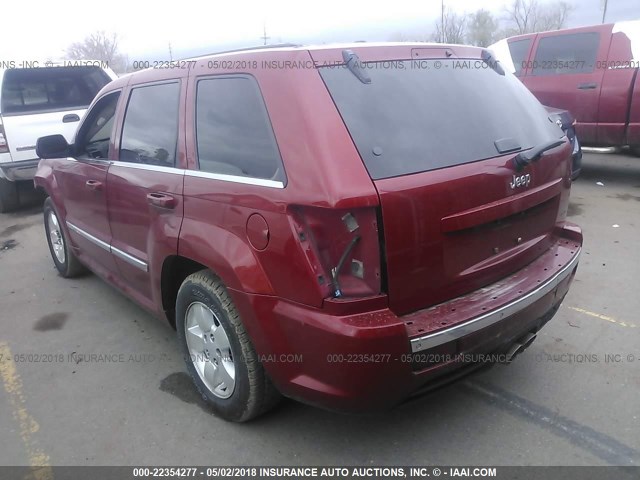 1J8HR78376C341900 - 2006 JEEP GRAND CHEROKEE SRT-8 RED photo 3