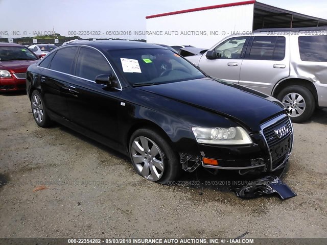 WAUDH74F06N140091 - 2006 AUDI A6 3.2 QUATTRO BLACK photo 1