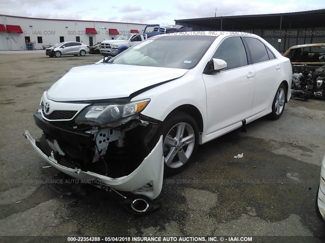 4T1BF1FK5DU300097 - 2013 TOYOTA CAMRY L/SE/LE/XLE 白色 照片 2