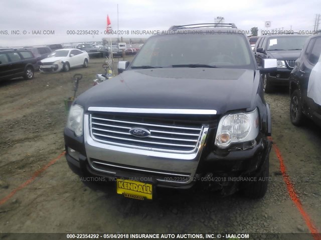 1FMEU75898UB18520 - 2008 FORD EXPLORER LIMITED შავი ფოტო 6