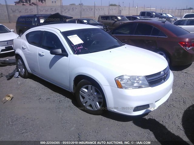 1B3BD4FB2BN608719 - 2011 DODGE AVENGER EXPRESS 白色 照片 1