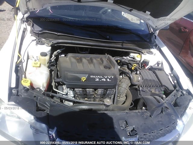 1B3BD4FB2BN608719 - 2011 DODGE AVENGER EXPRESS 白色 照片 10