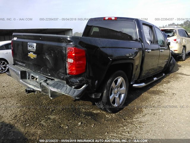 3GCPCREC0EG279305 - 2014 CHEVROLET SILVERADO C1500 LT BLACK photo 4