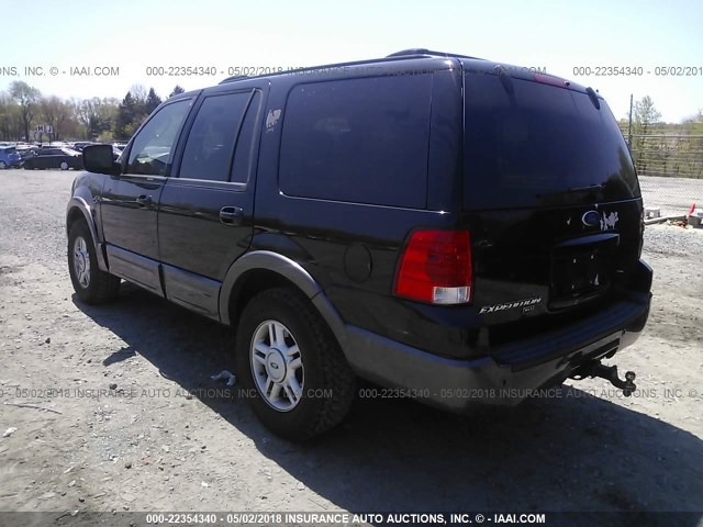 1FMFU16L74LA97350 - 2004 FORD EXPEDITION XLT BLACK photo 3