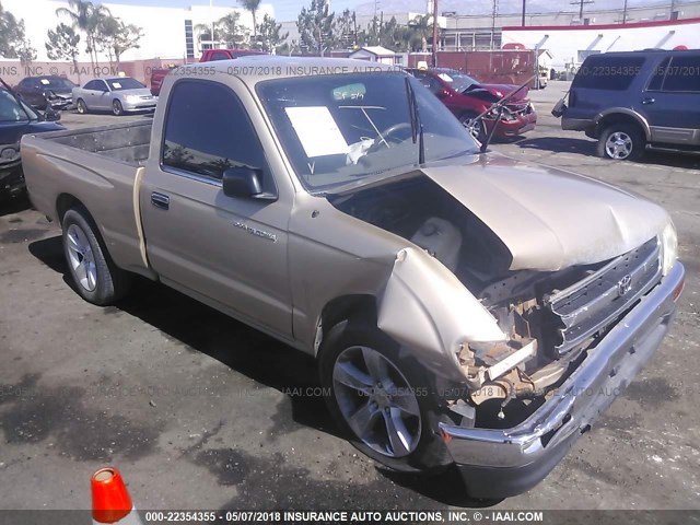 4TANL42N6VZ278722 - 1997 TOYOTA TACOMA GOLD photo 1