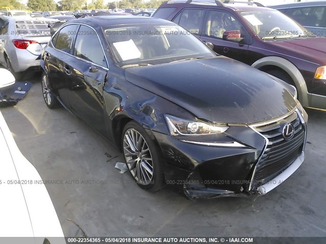 JTHBA1D24H5040229 - 2017 LEXUS IS 200T BLACK photo 1