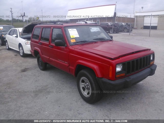 1J4FT68S2WL165785 - 1998 JEEP CHEROKEE SPORT/CLASSIC წითელი ფოტო 1