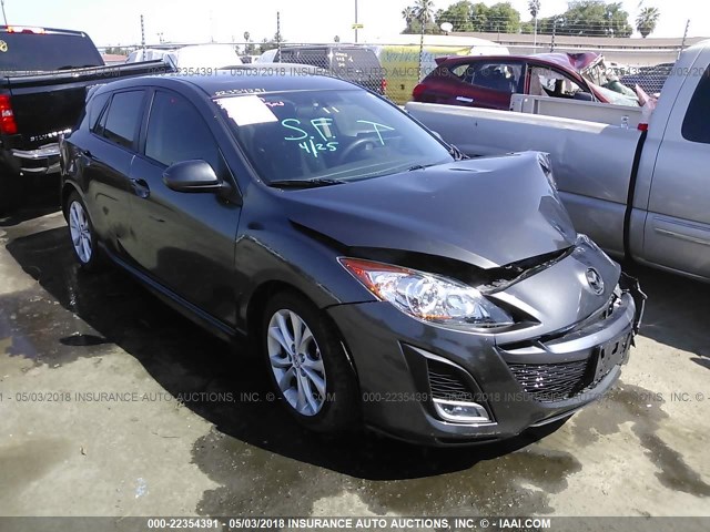 JM1BL1H62A1338087 - 2010 MAZDA 3 S GRAY photo 1