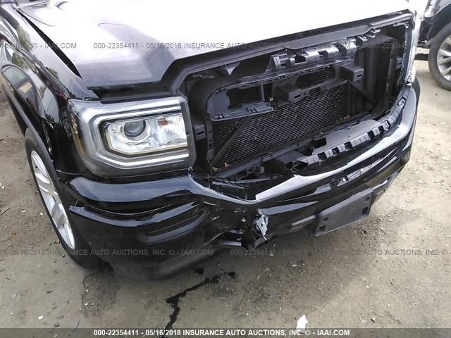 1GTV2MEC7GZ114349 - 2016 GMC SIERRA K1500 SLE BLACK photo 6