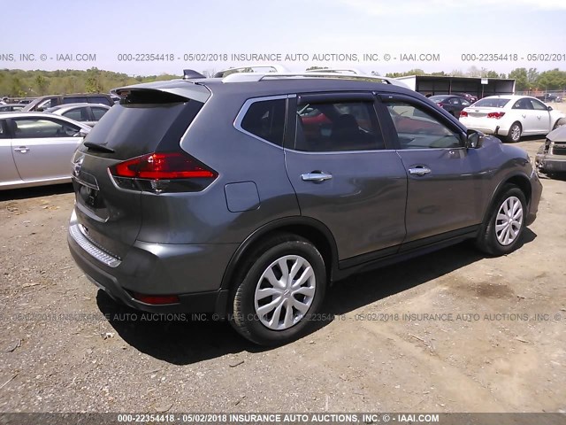 5N1AT2MT7HC832632 - 2017 NISSAN ROGUE S/SL GRAY photo 4