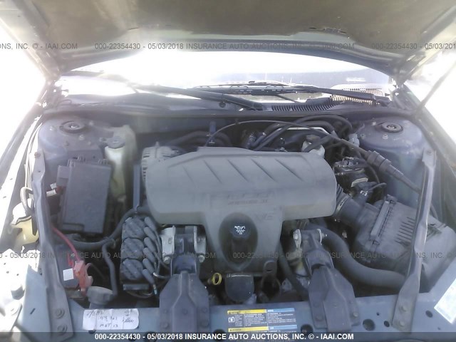 2G2WP552761140433 - 2006 PONTIAC GRAND PRIX BLUE photo 10