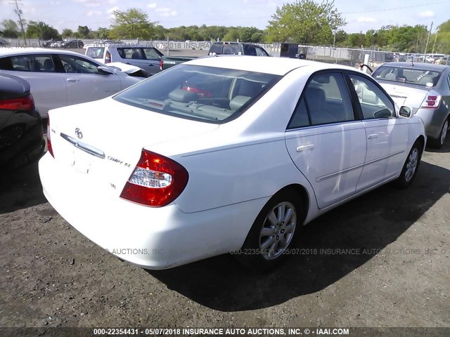 JTDBF30KX20078301 - 2002 TOYOTA CAMRY LE/XLE/SE 白色 照片 4