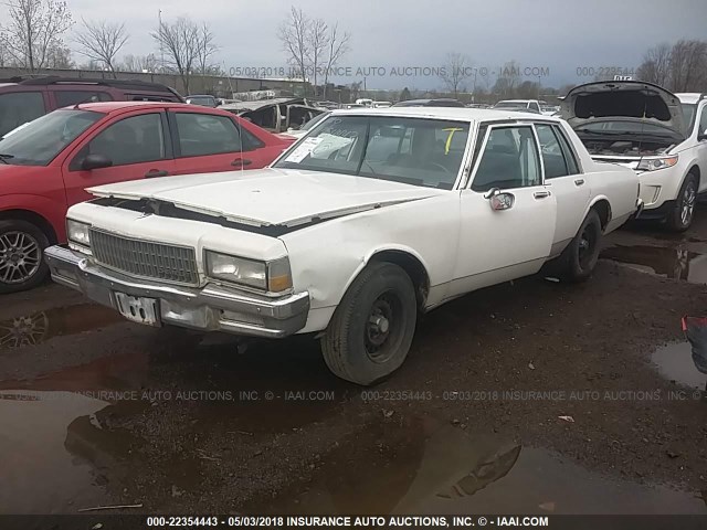 1G1BL5470LR144516 - 1990 CHEVROLET CAPRICE WHITE photo 2