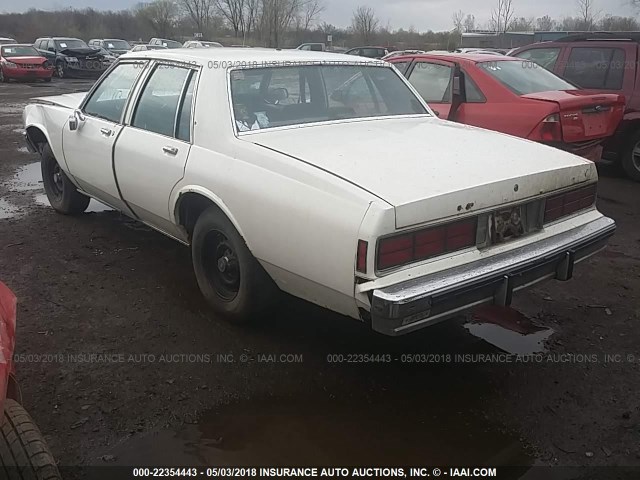 1G1BL5470LR144516 - 1990 CHEVROLET CAPRICE WHITE photo 3