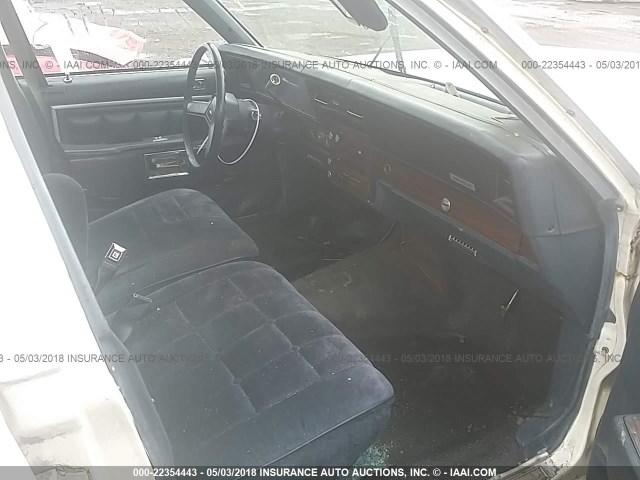 1G1BL5470LR144516 - 1990 CHEVROLET CAPRICE WHITE photo 5