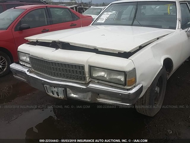 1G1BL5470LR144516 - 1990 CHEVROLET CAPRICE WHITE photo 6