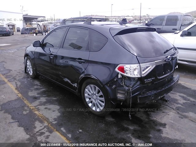 JF1GH60679H802287 - 2009 SUBARU IMPREZA 2.5I PREMIUM GRAY photo 3