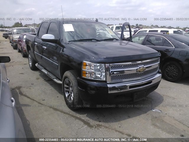 3GCEC23069G230185 - 2009 CHEVROLET SILVERADO C1500 LT BLACK photo 1