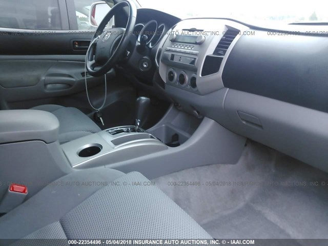 5TEJU62N68Z483767 - 2008 TOYOTA TACOMA DOUBLE CAB PRERUNNER WHITE photo 5